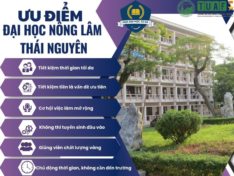 Ưu điểm nổi bật của hệ đào tạo từ xa trường Đại học Nông Lâm Thái Nguyên